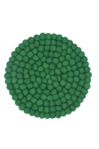handmade-round-green-felt-ball-mat-100-percent-wool-cushion-pad-from-nepal