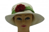 handmade-felt-hat-with-red-rose-white-and-green-wool-felt-hat