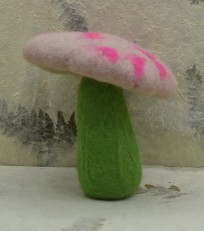 handmade-needle-felted-pink-mushroom-ornament